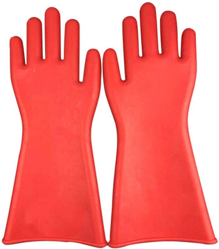 Elektrikerhandschuhe, Isolierhandschuhe für Elektriker, 12 kV, Gummi-Isolierhandschuhe, Isolierhandschuhe für Elektriker...
