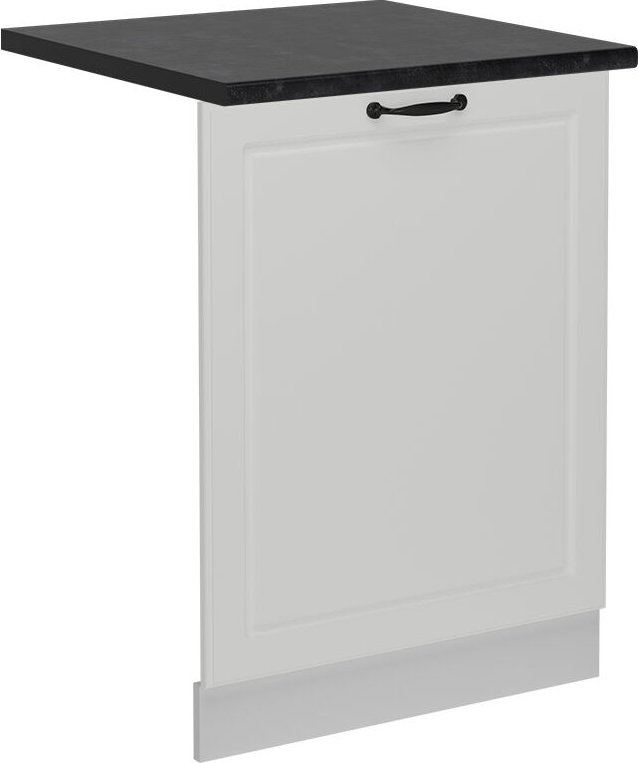 Geschirrspülblende R-Line, Weiß Landhaus, 60 cm , ap Anthrazit Vicco