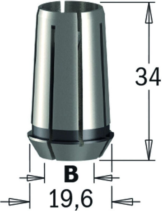 796.860.00 Elastische Klammer für CMT1E-CMT2E (mm19.6x34) D=6mm