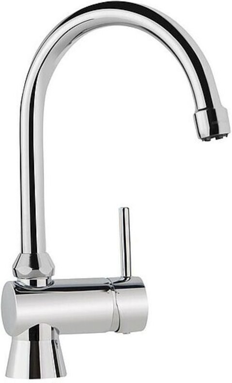 Spültischmischer KWC Kuri Basic Schwenkauslauf, Ausladung 190 mm, chrom - 119.65 Z 001 C