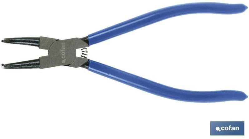 Cofan - Gebogene Innensicherungsringzange M-125 mm