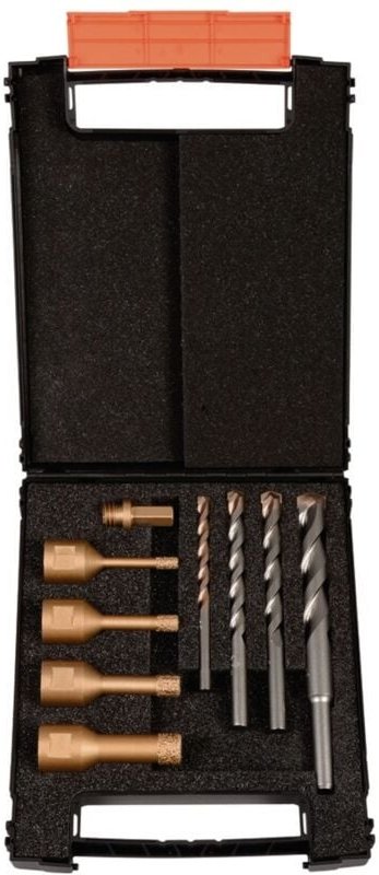 Projahn Satz Diamant Trockenbohrer M14 Schaft und Betonbohrer 9-tlg.