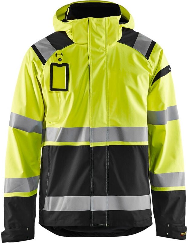 Arbeitsjacke aus Hardshell-Stretch 2D Hochsichtbarkeit 4987 - Neon Gelb/Schwarz 4XL