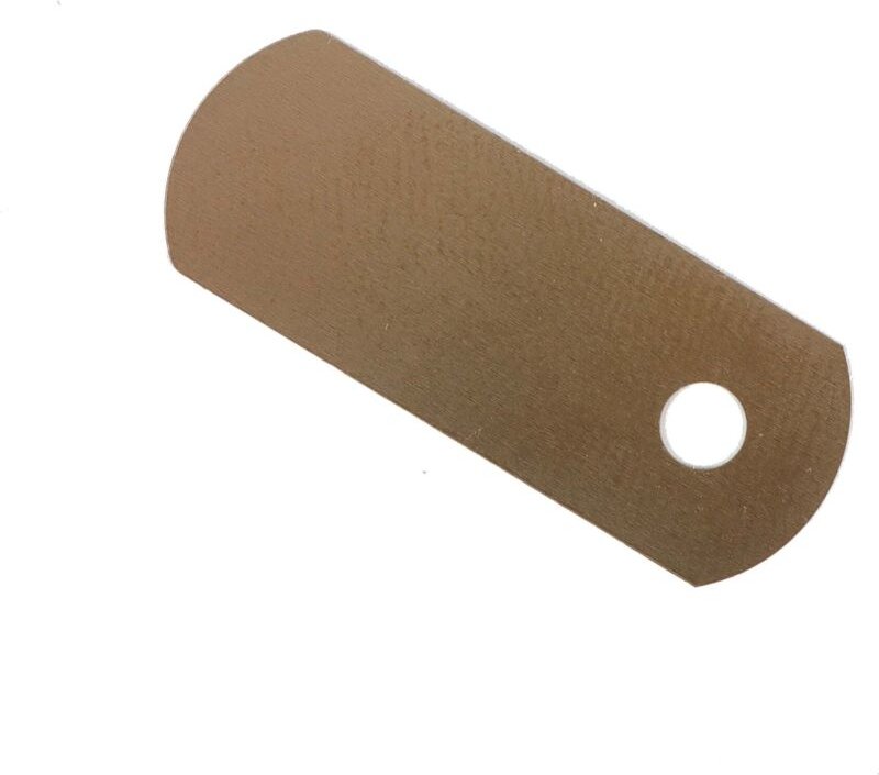 Wiltec - Ersatzteil für Airbrush Kompressor AS186 / AS18-2 / AS18B – Ventilplättchen – Ersatz Plättchen mit 3,5 mm Stanz...