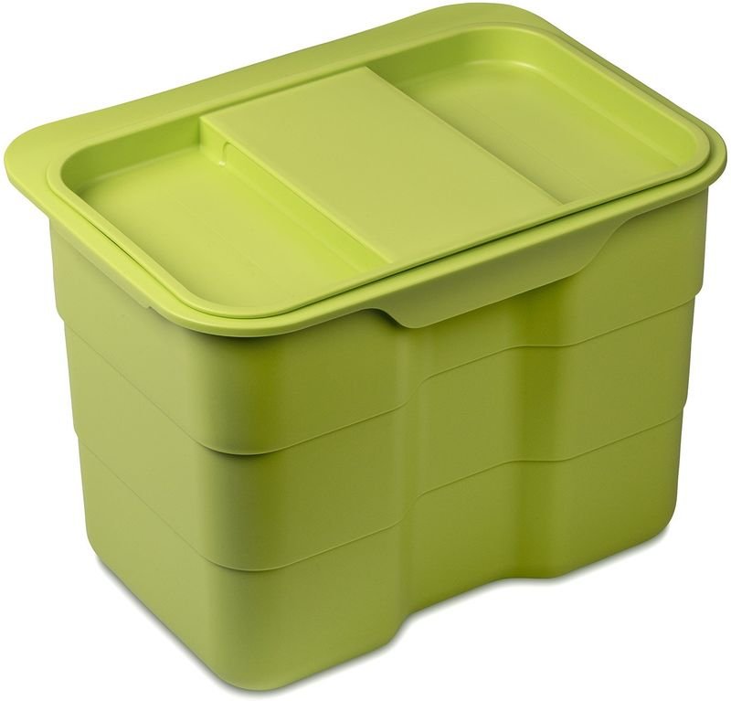 So-tech - sotech essensa biobin mit Deckel 4,2 l Multifunktionsbehälter Biomülleimer grün