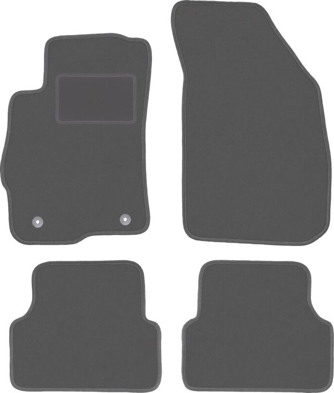 Graphit-Fußmatten für: Chevrolet Aveo II T300 Fließheck, Limousine (2011-)