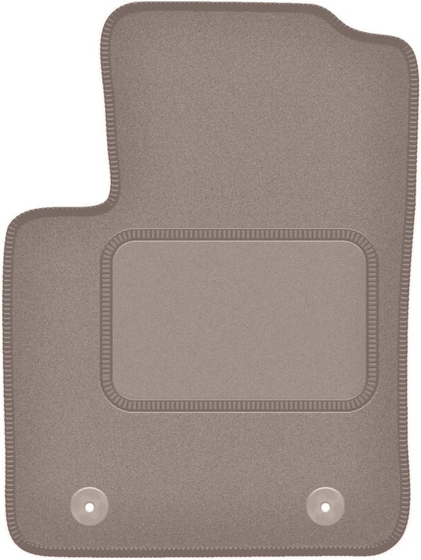 Beige Fahrermatte für: Ford Ka MK2 FL Fließheck (2012-2018)