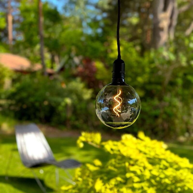 Penny pendant lamp gravity decobulb xl smoke