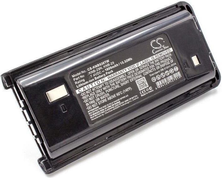 Vhbw - Akku kompatibel mit Kenwood TK-2200V2P, TK-2200V8P, TK-2202, TK-2200LP, TK-2202E Funkgerät, Walkie Talkie (1800mA...