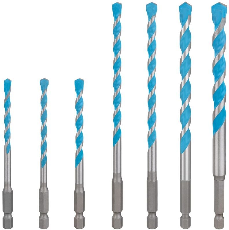 Bosch - expert HEX-9 Multi Construction Bohrer-Set, 5/5,5/6/7/8/10 mm, 7-tlg.
