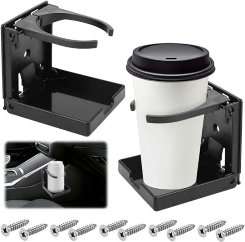 Thumbnail - 2er-Pack faltbarer Auto-Getränkehalter, universeller Auto-Getränkehalter, faltbarer Auto-Getränkehalter, Bootszubehör, A...