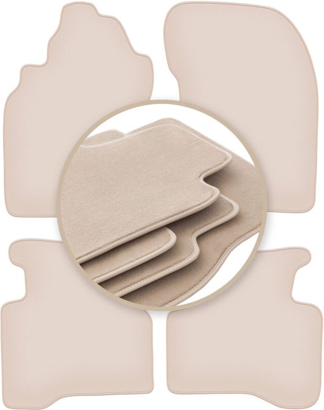 PREMIUM beige Matten für: Nissan X-Trail I T30 SUV 2001-2007