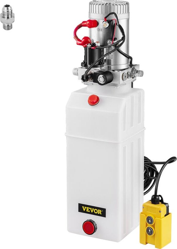 8L Hydraulikpumpe Nenndrehzahl, 2850R / min max. Hydraulikaggregat Einfachwirkend, 3200 psi Kipperpumpe, mit Tank aus Ku...