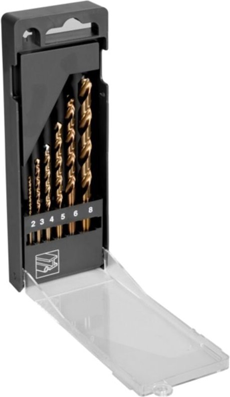 Bahco HSS-E Bohrer aus Kobalt für Metall im Satz - 6-tlg.