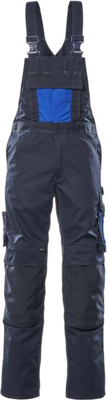 Unique Latzhose Augsburg Gr. 100 schwarzblau/kornblau - Mascot