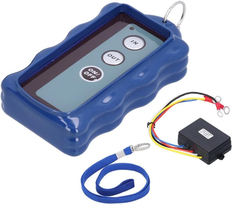 Windensteuerungs-Set, kabellose Universal-Fernbedienung, elektrische Windensteuerung mit 434 MHz-Empfänger für atv-lkw -...