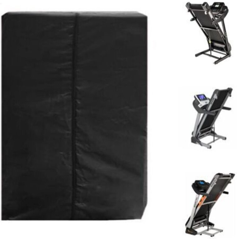 Autoabdeckung, Faltbare Laufbandabdeckung, 210D Winddicht, Regenfest, Oxford-Stoffabdeckung, 95×75×160cm, Schwarz - RWBa...