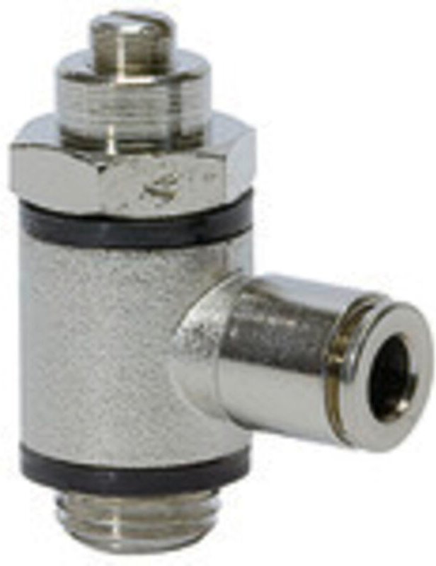 Drosselrückschlagventil, Zuluftdr. Steckverb. G3/8,Schl.10 - Riegler