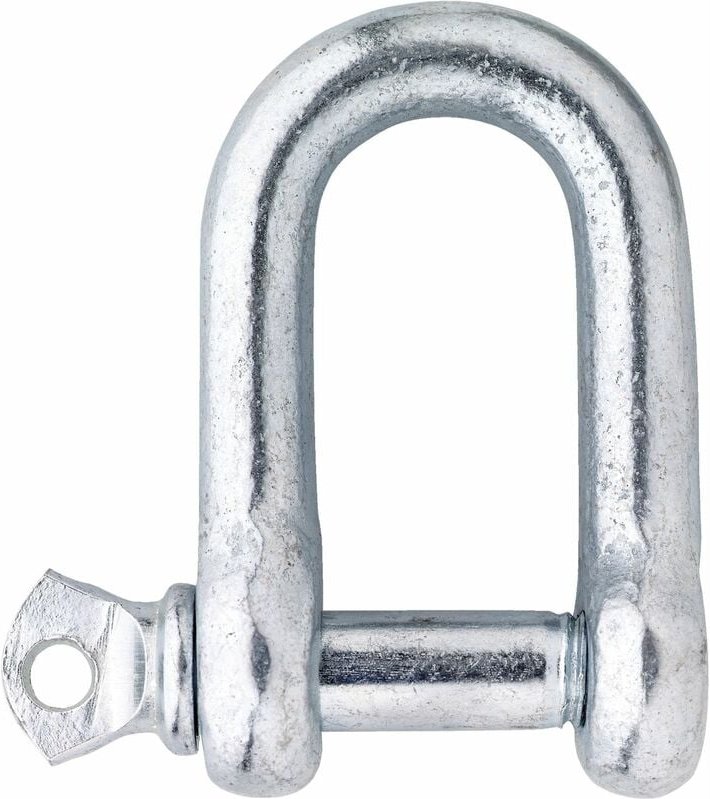 Normschäkel verzinkt Bolzen-ø 27 mm Lichte=38 mm Tragkraft 3150 kg