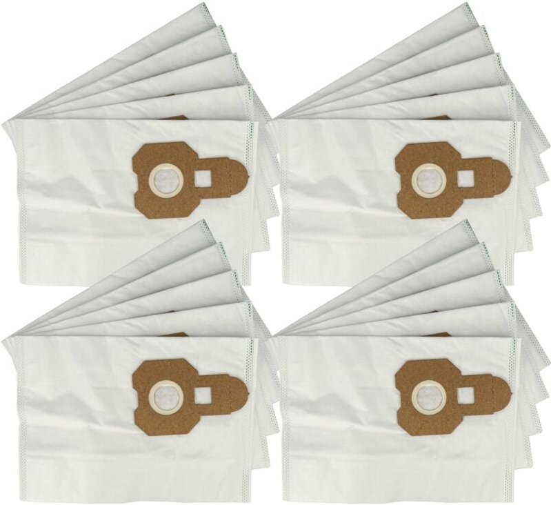 20x Staubsaugerbeutel Ersatz für Hitachi 2032835 für Staubsauger - Mikrovlies, 27cm x 20cm Weiß - Vhbw