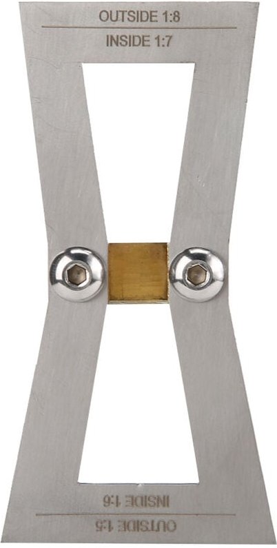 Ej.life - Edelstahl Schwalbenschwanzlehre, Messinstrumente Anreißlehre Holzbearbeitungswerkzeug mit Skala für den indust...