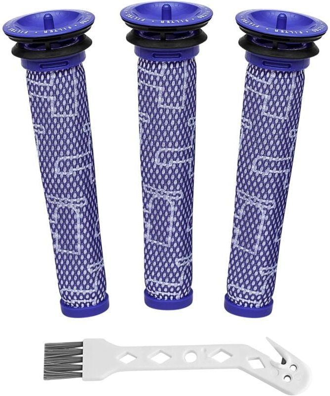 Thumbnail - 3er-Pack Staubsaugerfilter kompatibel mit Dyson V6/7/8/DC58/DC59, 16,8 x 4,8 x 4,8 cm - Lntyq