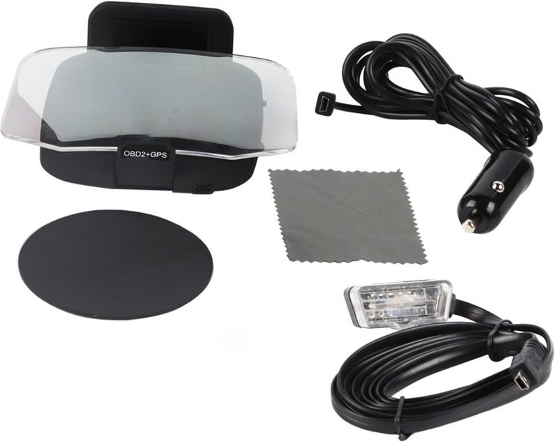 C1 OBD2+GPS led obd car hud Head Up Display Tachometer Projector System Diagnose Tool