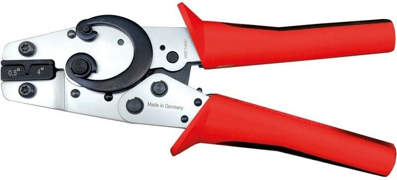 Crimpzange mit Omegafeder, 0,5-4qmm - Format