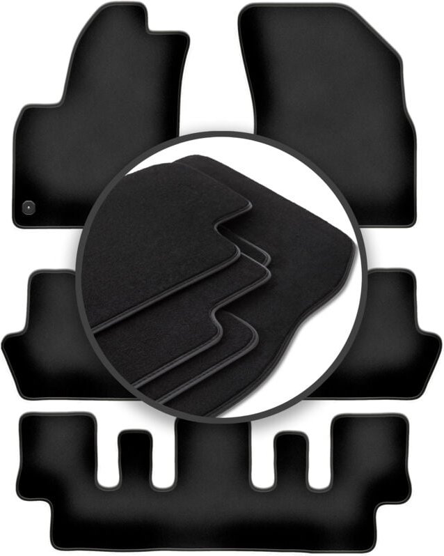 Premium Autoteppiche für: Citroen C4 Picasso I 7 Sitze (2006-2013)