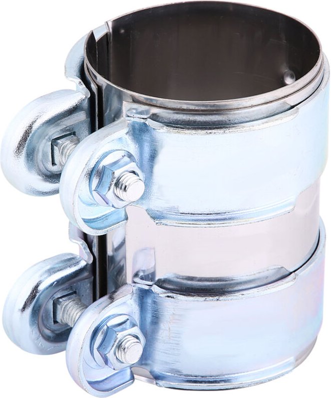 2,5 -Zoll -Edelstahl -Turbo -Auspuffbandklemme Muffler Catback Rohranschluss mit Schrauben - Eosnow