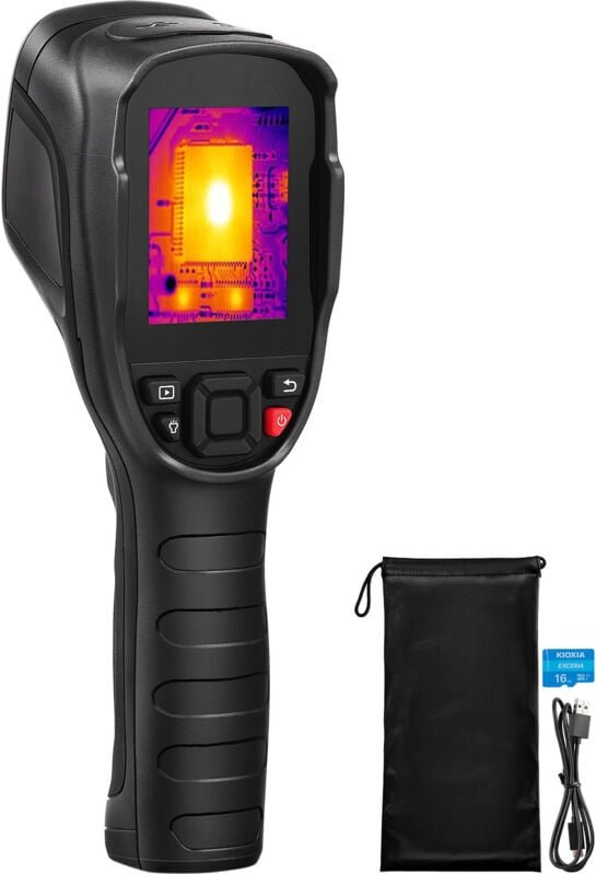 Infrarot-Wärmebildkamera von Mophorn 240 x 180 IR-Auflösung, 2,8-Zoll-LCD-Bildschirm, 20 Hz, 40 mK