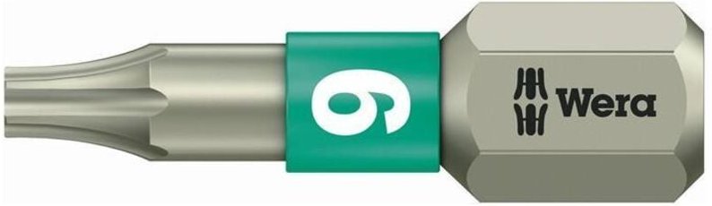 1 Stk. Bit rostfrei 1/4' din 3126 C6,3 T9x25mm Wera