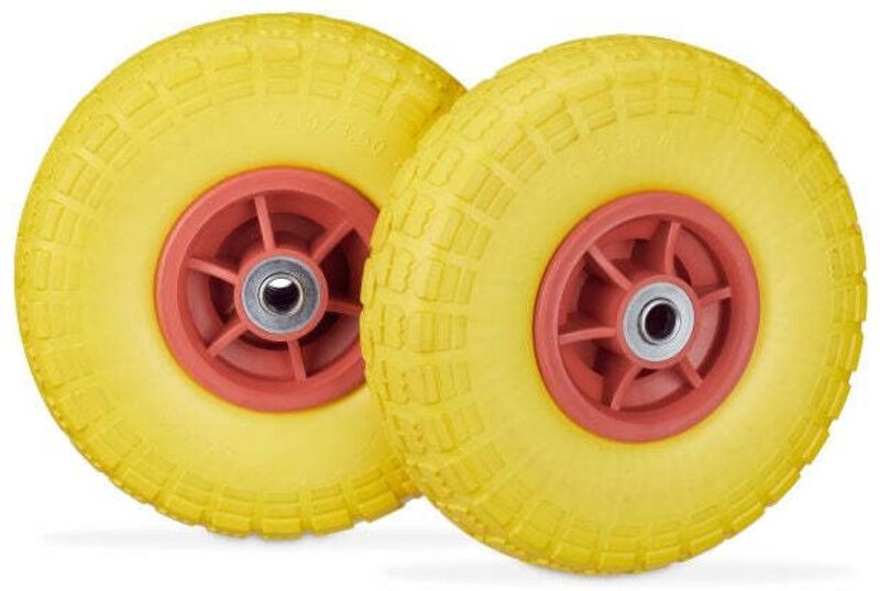 Set of 2 pu wheelbarrow tyres 4135 4