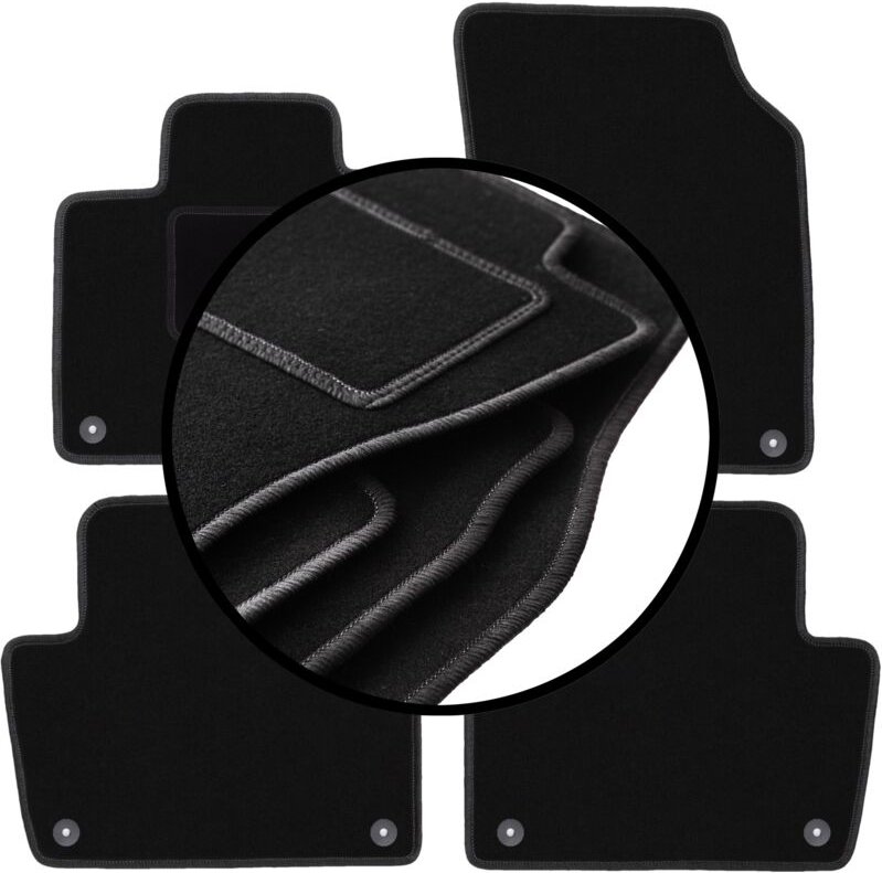 Komplettset Veloursmatten für: Volvo XC90 II SUV (2015-)