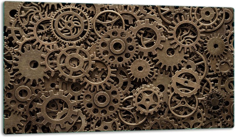 Thumbnail - Glasschild Schneidebrett 52x30 Vintage