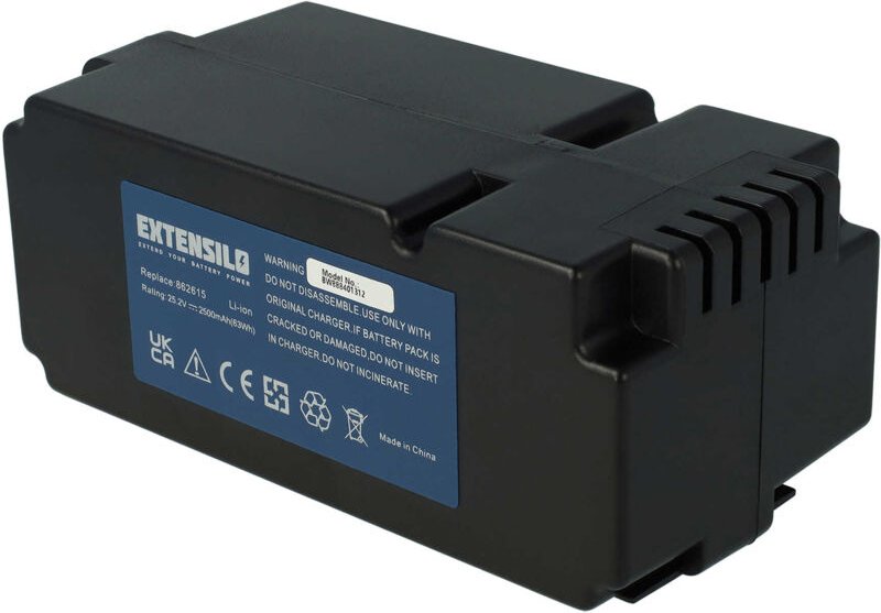 Thumbnail - Extensilo - Akku kompatibel mit Yard Force SA500ECO, SA600H, SA800PRO, SA900, SC600ECO Rasenmäher Rasenroboter (2500mAh,...