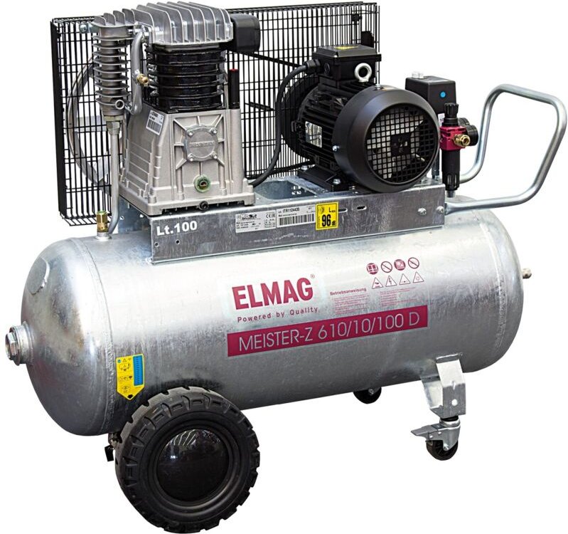Elmag - Kompressor meister-z verzinkt 610/10/100 d