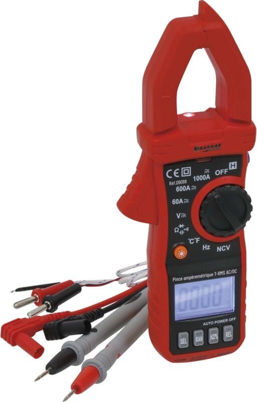 Metrische Zange 1000a ac/dc DRAKKAR EQUIPEMENT - 09098