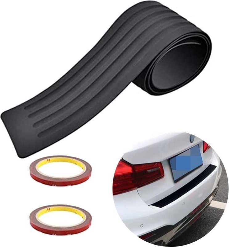 Thumbnail - 104 cm Kofferraumschutzleiste Crash Scratch Bumper Universal-Heckklappenverkleidung Heckschwellerleiste Anti-Kratzplatte...