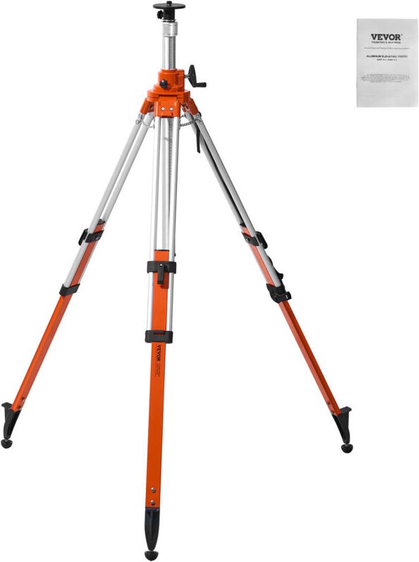 Laser-Wasserwaagen-Stativ, 5/8'-11-Gewindehalterung, 45,07-114,37 Zoll Höhenverstellung, robustes Vermessungsstativ, mit...