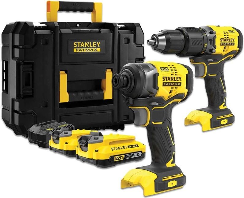 Stanley Black&decker - St zestaw v20 sfmck461d2s (sfmcd715 + sfmcf810b) 2x2,0ah tstak