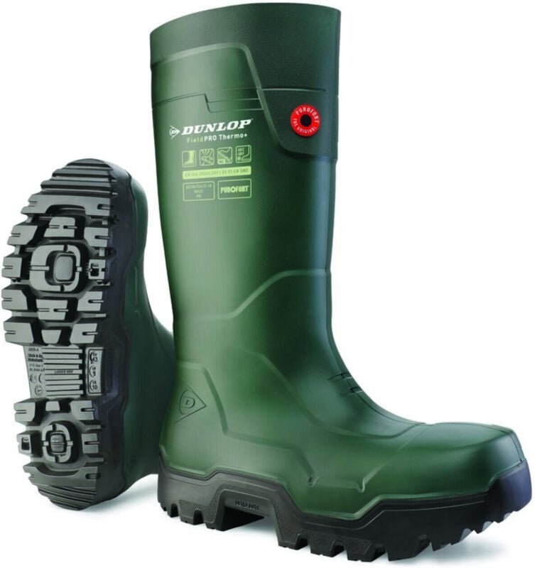 Dunlop FieldPro Thermo + Green, CI CR SR F0 LG, S5L, Gr. 47 Purofort