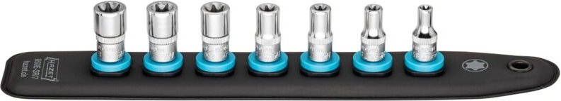 Thumbnail - SmartRail mit 7 Steckplätzen, Vierkant hohl 6,3 mm (1/4), Außen torx Profil, E5, E6, E7, E8, E10, E11, E12, Anzahl Werkz...