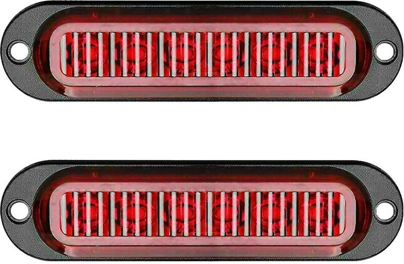 2x Red 24v 12v led Side Marker Clearance Light Lamp Rv Truck Trailer Truck VanAuto & Motorrad: Teile, Auto-Ersatz- & -Re...