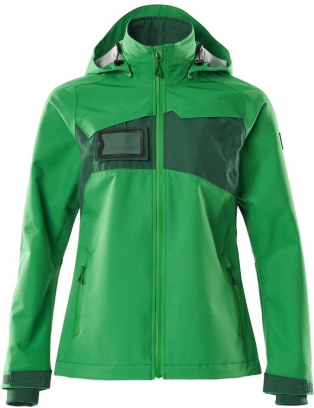Hard Shell Jacke accelerate atmungsaktiv, wind- und wasserdicht Damen 18311 Gr. s grasgrün/grün - Mascot