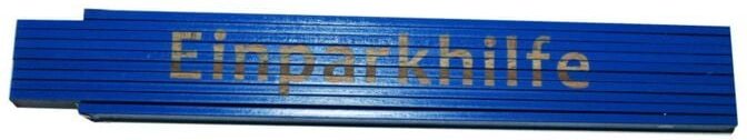 Zollstock Einparkhilfe 2 m blau Zollstock