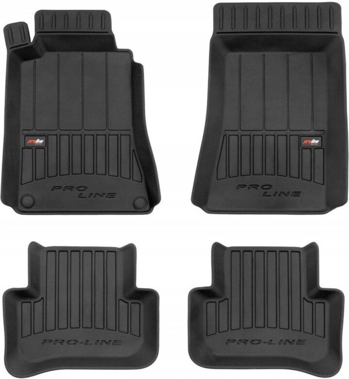 Gummimatten und Fußmatten Mercedes W203 S203 2000-2007 3D Mulde