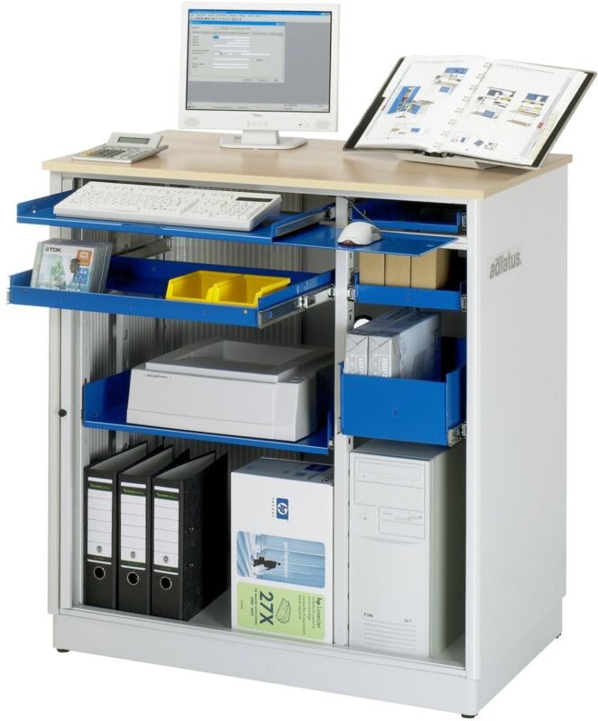 Rau Computer-Station stationär 26BxTxH 1030x660x1100mm