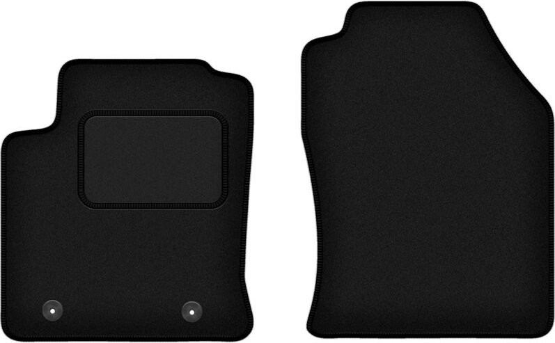 Vordere Matten schwarz für: Ford Focus MK1 (vor Facelift) Fließheck, Limousine, Kombi (1998-2001)