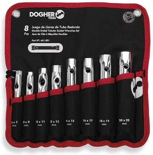 Nylontasche 8 Rund-Steckschlüssel Dogher 461-001